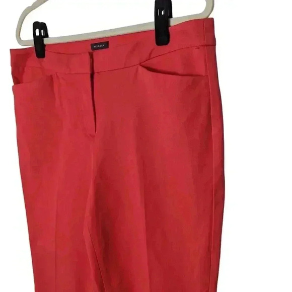 Halogen Womens Coral Color Cropped Ankle Pants Size 12 - Picture 1 of 7